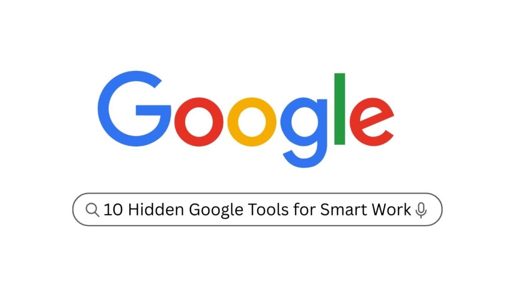 hidden google tools